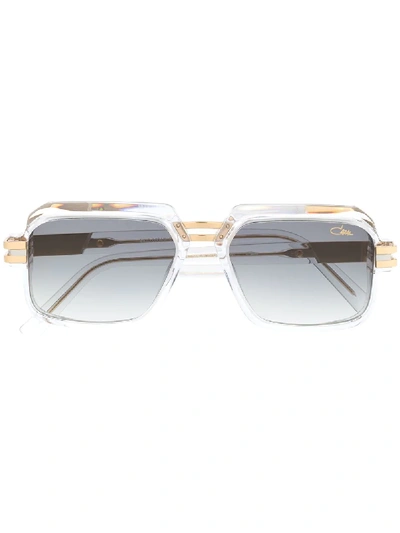 Shop Cazal Mod Sunglasses In White