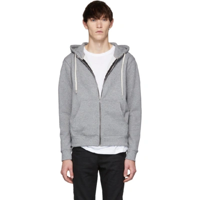 Shop John Elliott Grey Flash 2 Full Zip Hoodie