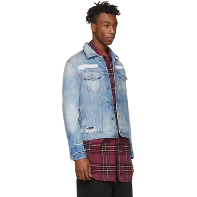 Shop Diesel Blue Denim Nhill-tm Jacket In 01 Blue