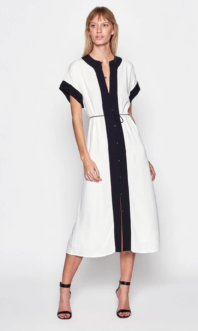 Shop Equipment Claudine Dress In Nature White