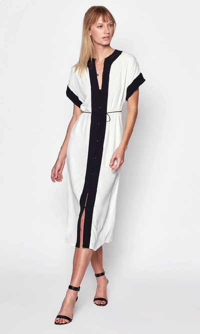 Shop Equipment Claudine Dress In Nature White