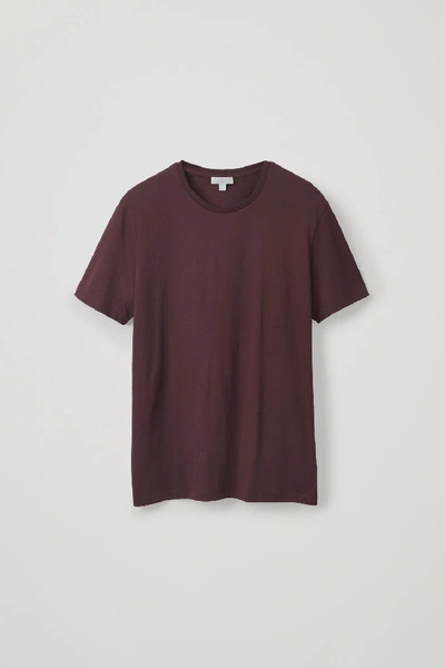 Shop Cos Round-neck T-shirt In Red