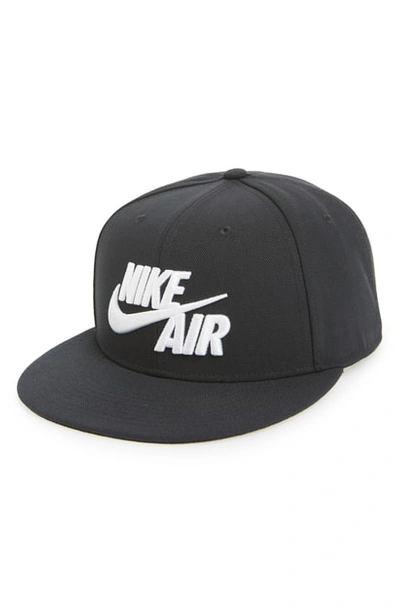 Shop Nike Air True Snapback Baseball Cap - Black