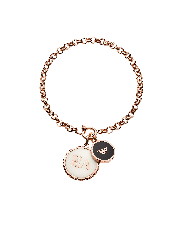 emporio armani rose gold bracelet