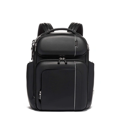 Shop Tumi 117334 Barker Backpack Leather In Black