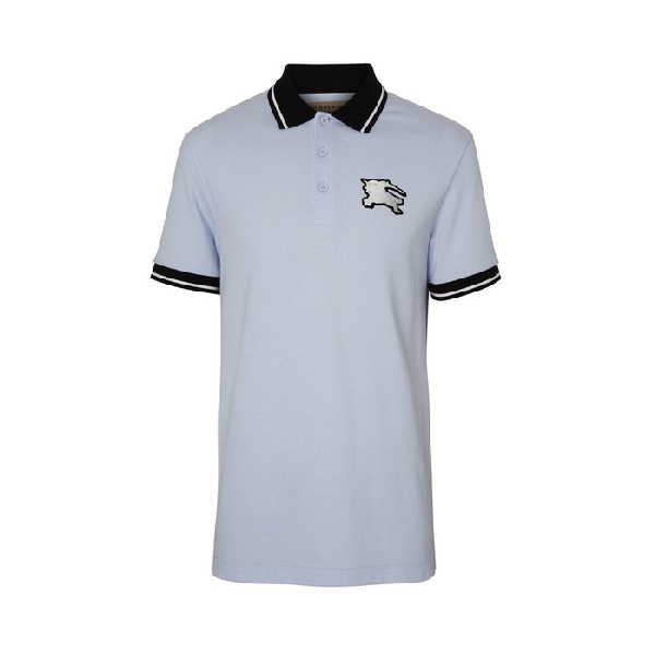 tipped cotton piqué polo shirt