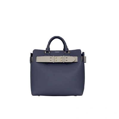 Shop Burberry The Medium Leather Belt Bag In Regency Blue