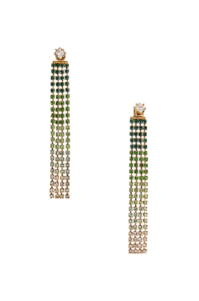 Shop Jacquemus Monaco Earrings In Green