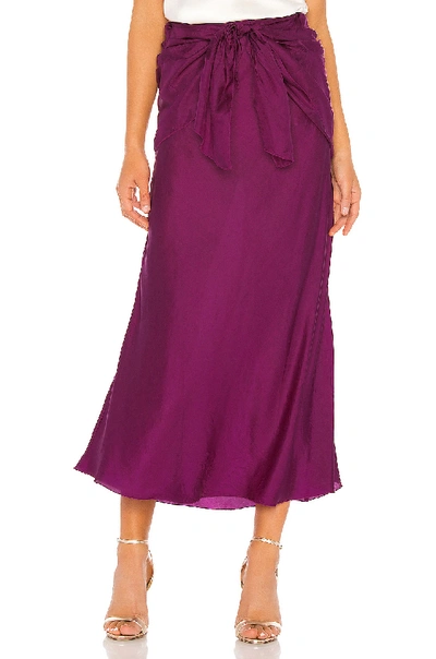 Shop Mes Demoiselles Nereide Skirt In Purple