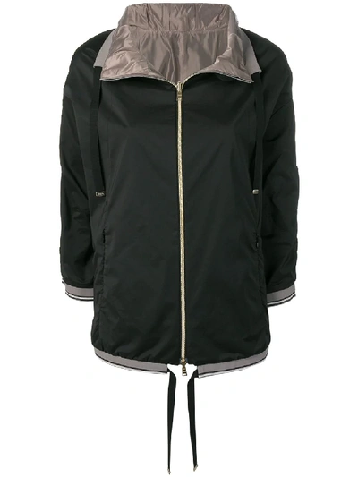 Shop Herno Reversible Zip Jacket - Black
