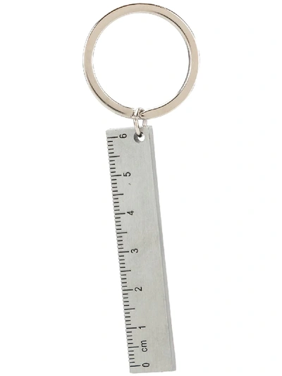 Shop A-cold-wall* Ruler Keyring In Silver