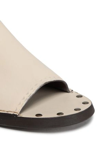 Shop See By Chloé Leather Slides In Cream