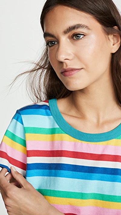 Shop Pam & Gela Spring Rainbow Tee In Multi