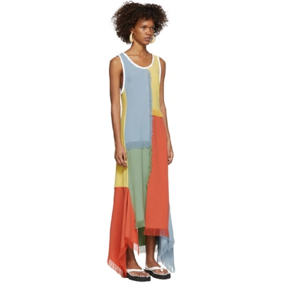 Shop Loewe Multicolor Patchwork Dress In 9990 Multic