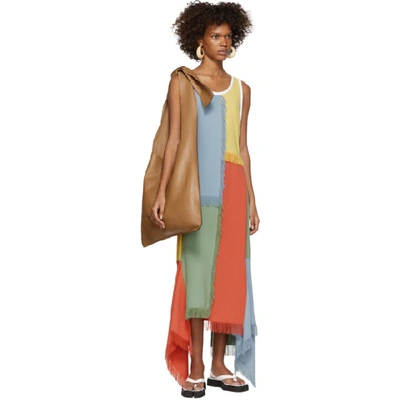 Shop Loewe Multicolor Patchwork Dress In 9990 Multic