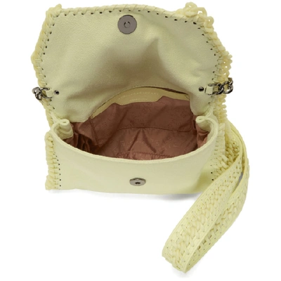 Shop Stella Mccartney Yellow Mini Falabella Candy Shoulder Bag