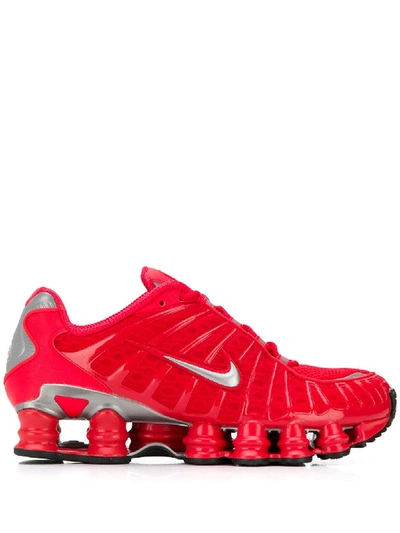 Shop Nike Shox Tl Sneakers - Red
