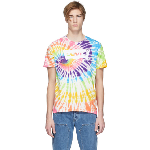 levi's tie dye t shirt