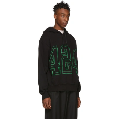 Shop 424 Black Logo Hoodie