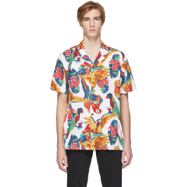 levi's parrot shirt