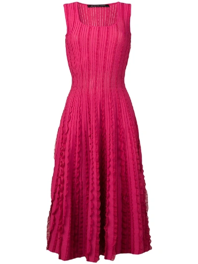 Shop Antonino Valenti Eta Midi Dress - Pink