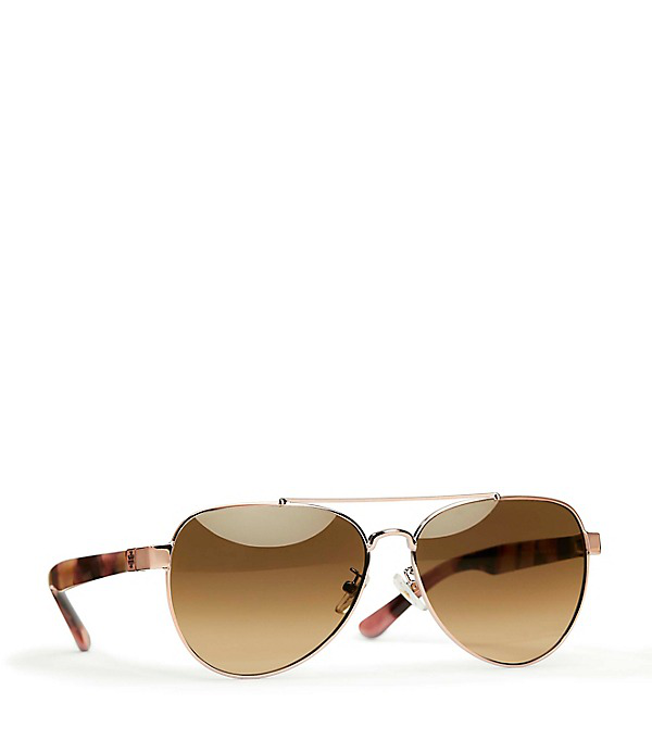 tory burch rose gold sunglasses