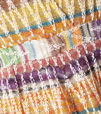 Shop Missoni Crochet-knit Playsuit In Multicoloured