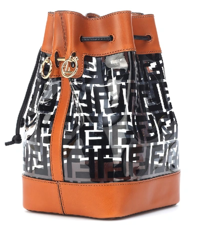 Shop Fendi Mon Tresor Bucket Bag In Black