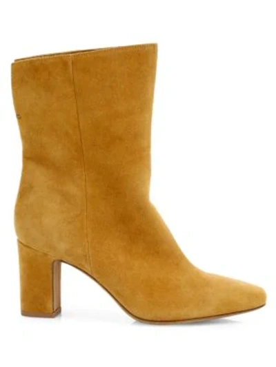 Shop Tabitha Simmons Lela Suede Ankle Boots In Tan