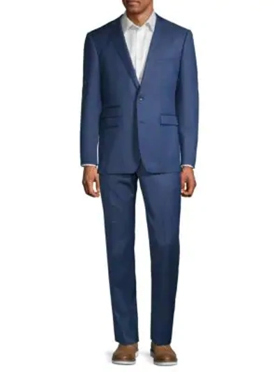 Shop Vince Camuto Slim Stretch Suit In Medium Blue