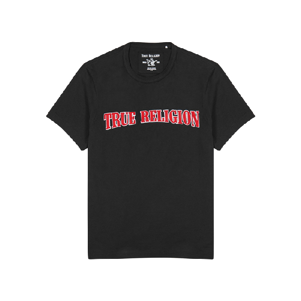 black and red true religion shirt