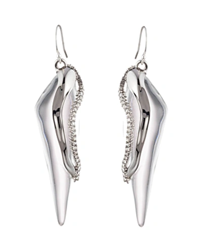 Shop Alexis Bittar Wire Earrings In Silver