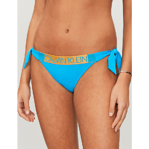 calvin klein blue bikini bottoms