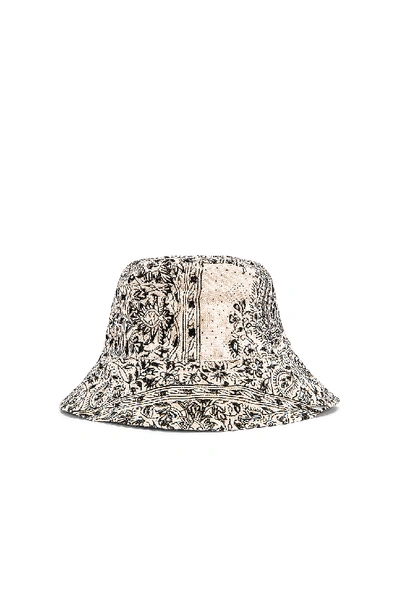 Shop Paria Farzaneh Monochrome Bucket Hat In Natural