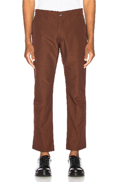 Shop Enfants Riches Deprimes Nylon Five Pocket Trouser In Brown