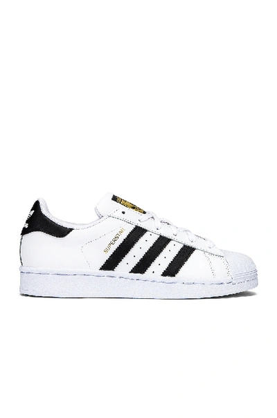 Shop Adidas Originals Superstar Foundation Sneaker In White & Black