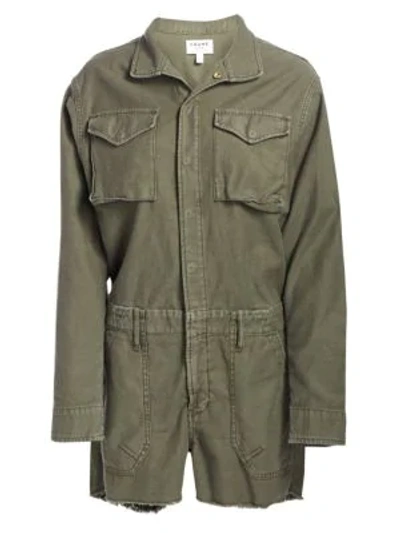 Shop Frame Service Army Romper In Military