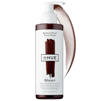 Shop Dphue Gloss+ Semi-permanent Hair Color And Deep Conditioner Medium Brown 6.5 oz/ 192 ml