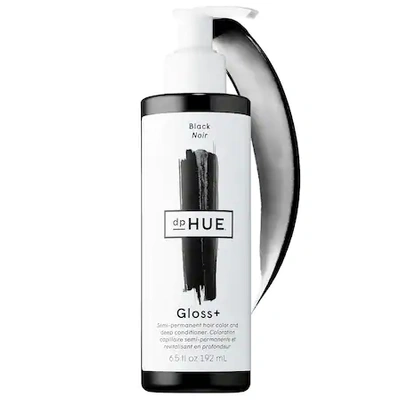 Shop Dphue Gloss+ Semi-permanent Hair Color And Deep Conditioner Black 6.5 oz/ 192 ml