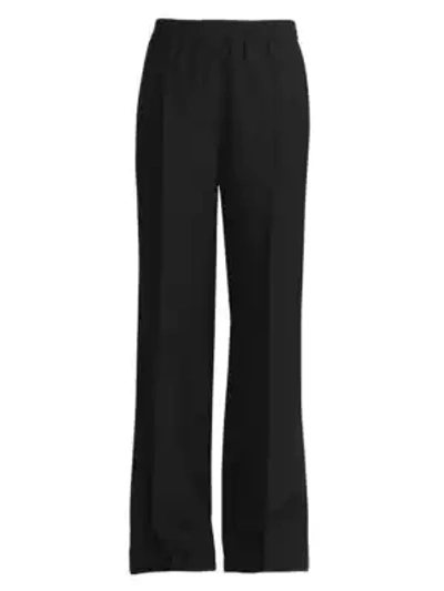 Shop Acne Studios Pammy Wool-blend Pants In Black