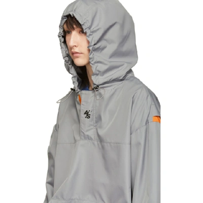 Shop Ader Error Ssense Exclusive Grey Ascc Anorak Jacket