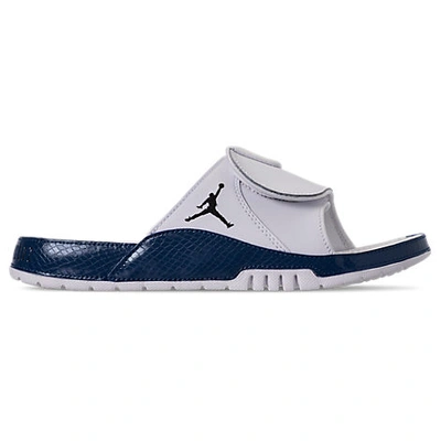Shop Nike Jordan Men's Jordan Hydro Xi Retro Slide Sandals In White