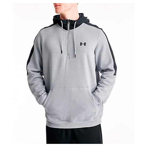 under armour grey zip hoodie