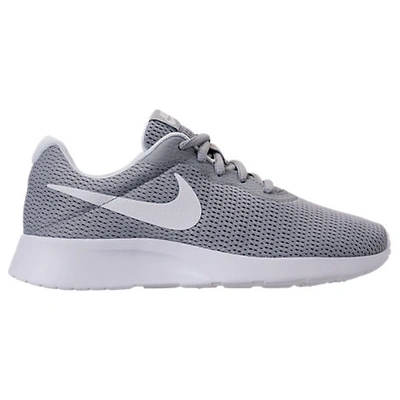 Nike Women's Tanjun Wide Width (2e) Casual Sneakers From Finish Line In  Wolf Grey/white/barely Volt/black | ModeSens