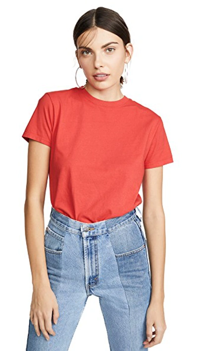 Shop Hanes X Karla The Crew Tee In Red