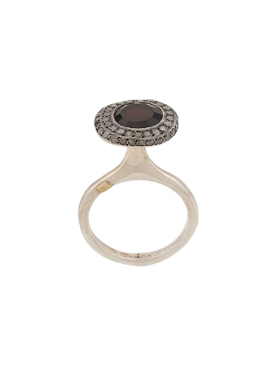 Shop Rosa Maria Stone Ring - Silver