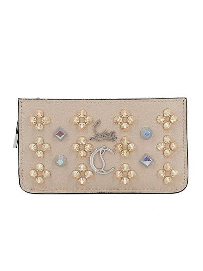 Shop Christian Louboutin Pink Leather Wallet