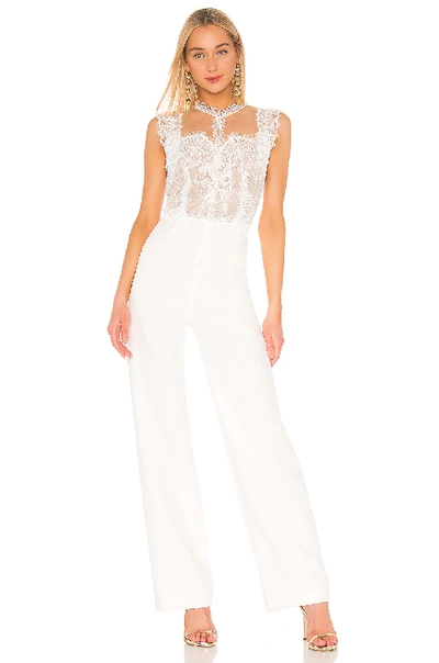 Shop Bronx And Banco Charlotte Jumpsuit In White