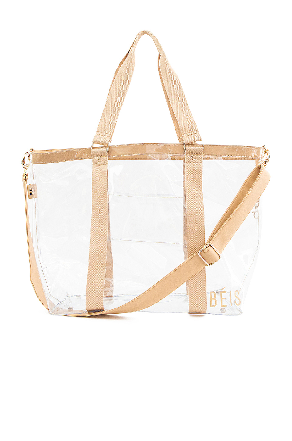 transparent beach bag