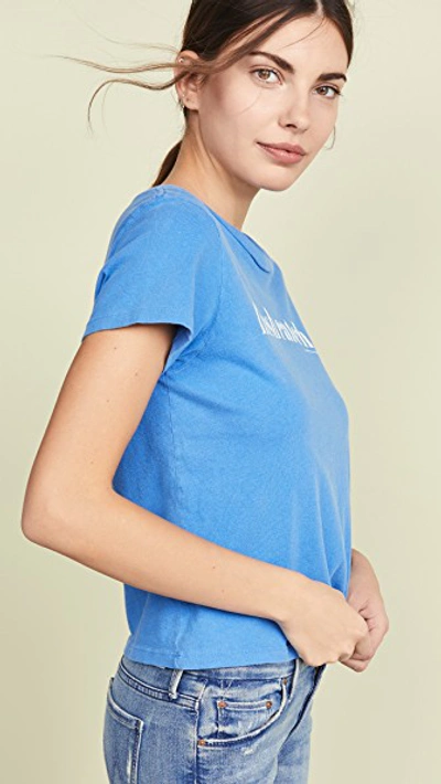 Shop Mother The Little Goodie Goodie Tee In Kid Blue